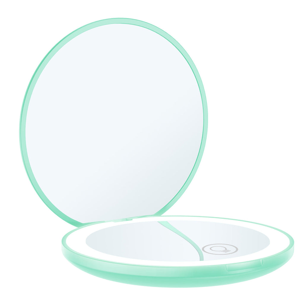 Beauty Spot 10X Zoom Soft Glow Compact LED Makeup Mirror Vista Shops