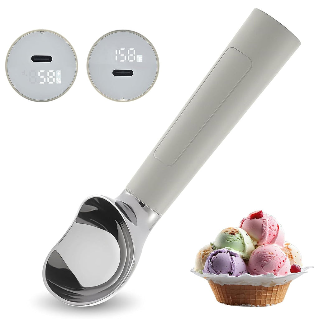 Scoop EZ LED Heated Ice Cream Scoop Thermostatic And Rechargeable Vista Shops