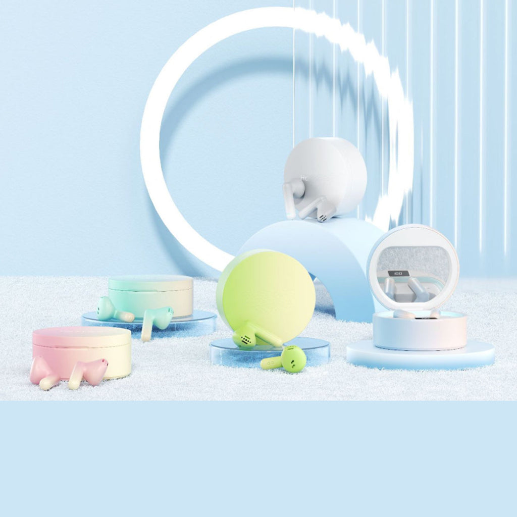 Reflection Aura Gradient Mirror Wireless Bluetooth Earbuds Vista Shops