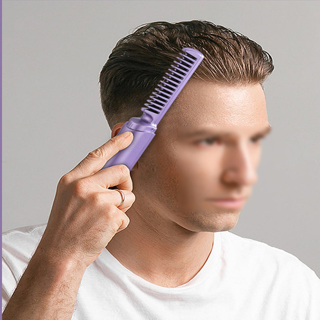 Curly Girly 2 In 1 Wireless Hair Straightening Comb And Curling Iron