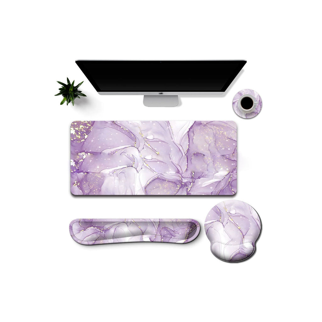 Work And Play 4 In 1 Matching In Marble Print Desk Set Vista Shops