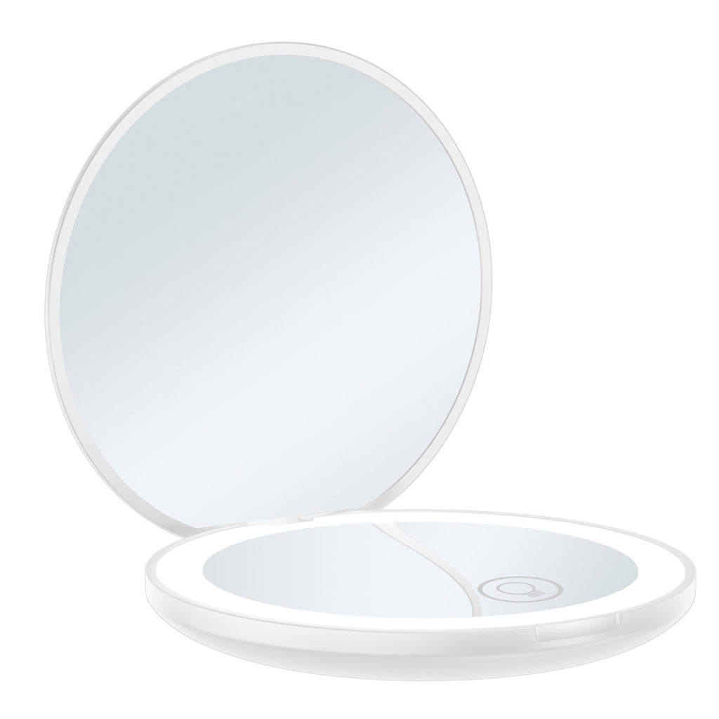 Beauty Spot 10X Zoom Soft Glow Compact LED Makeup Mirror Vista Shops