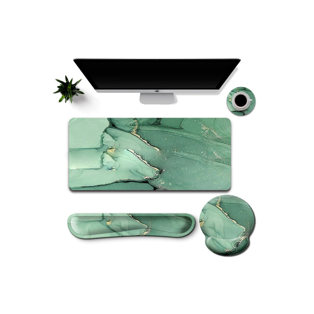 Work And Play 4 In 1 Matching In Marble Print Desk Set Vista Shops