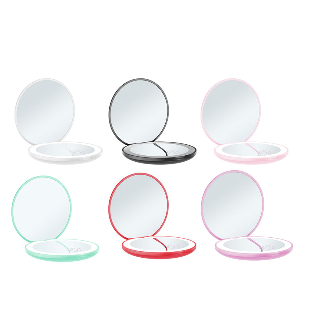 Beauty Spot 10X Zoom Soft Glow Compact LED Makeup Mirror Vista Shops