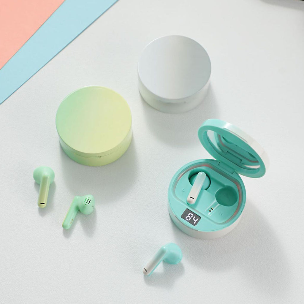 Reflection Aura Gradient Mirror Wireless Bluetooth Earbuds Vista Shops