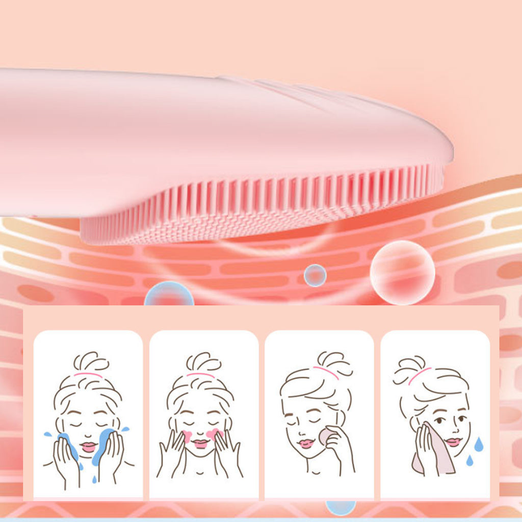 Pure Pores Ultrasonic Face Cleaner And Deep Massager Vista Shops