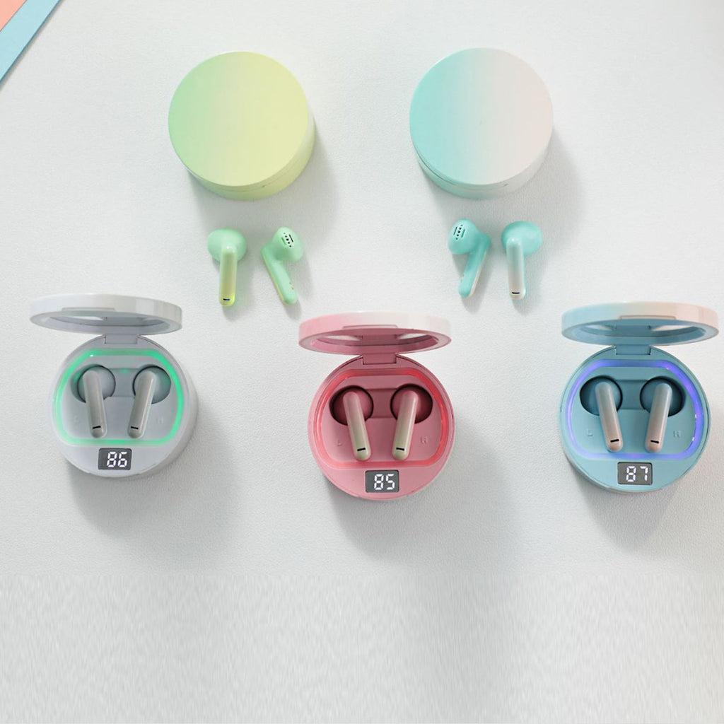 Reflection Aura Gradient Mirror Wireless Bluetooth Earbuds Vista Shops