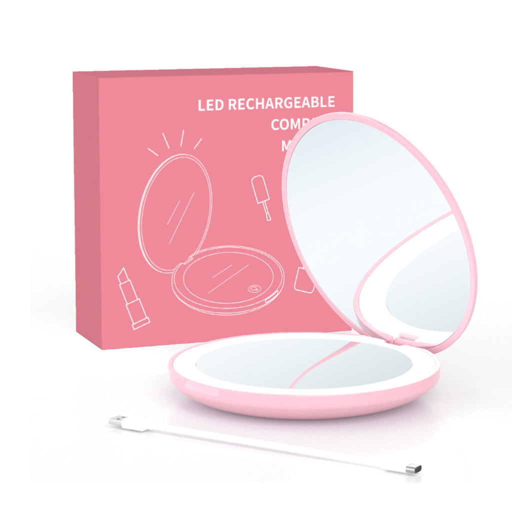 Beauty Spot 10X Zoom Soft Glow Compact LED Makeup Mirror Vista Shops