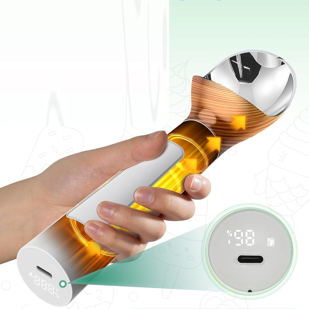 Scoop EZ LED Heated Ice Cream Scoop Thermostatic And Rechargeable Vista Shops