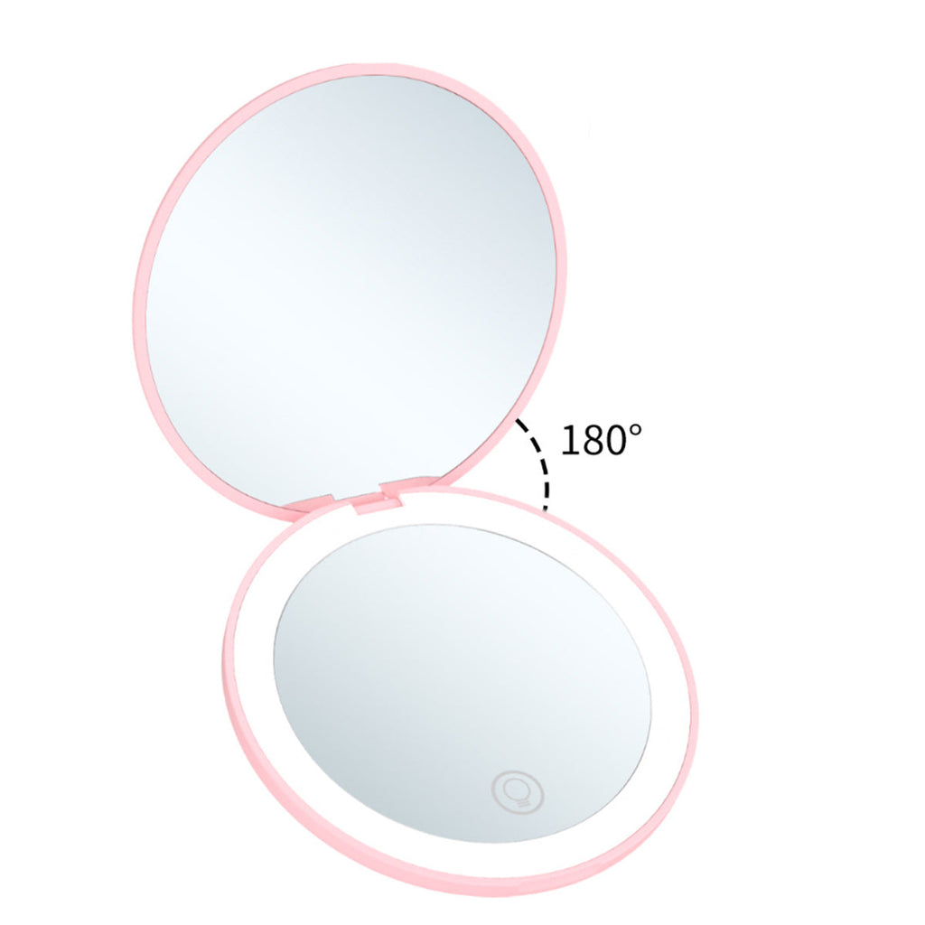 Beauty Spot 10X Zoom Soft Glow Compact LED Makeup Mirror Vista Shops