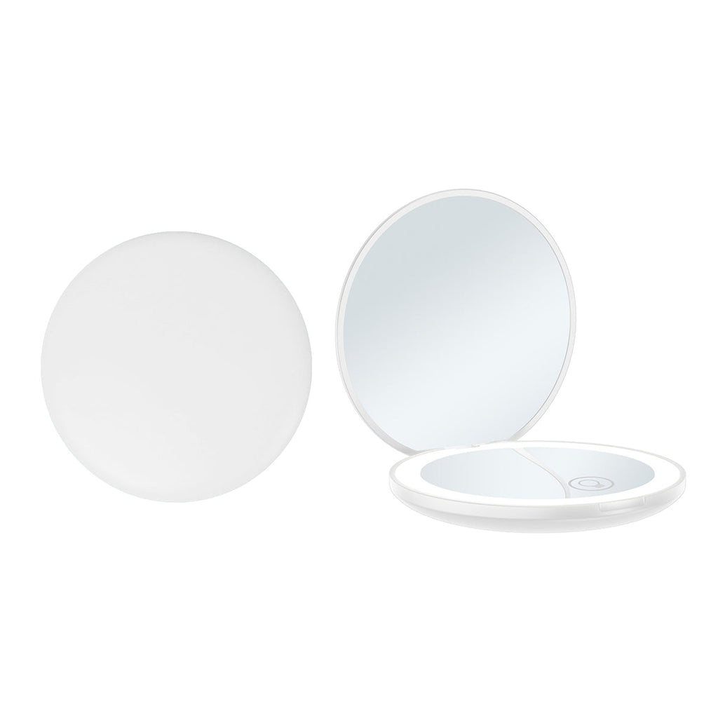 Beauty Spot 10X Zoom Soft Glow Compact LED Makeup Mirror Vista Shops