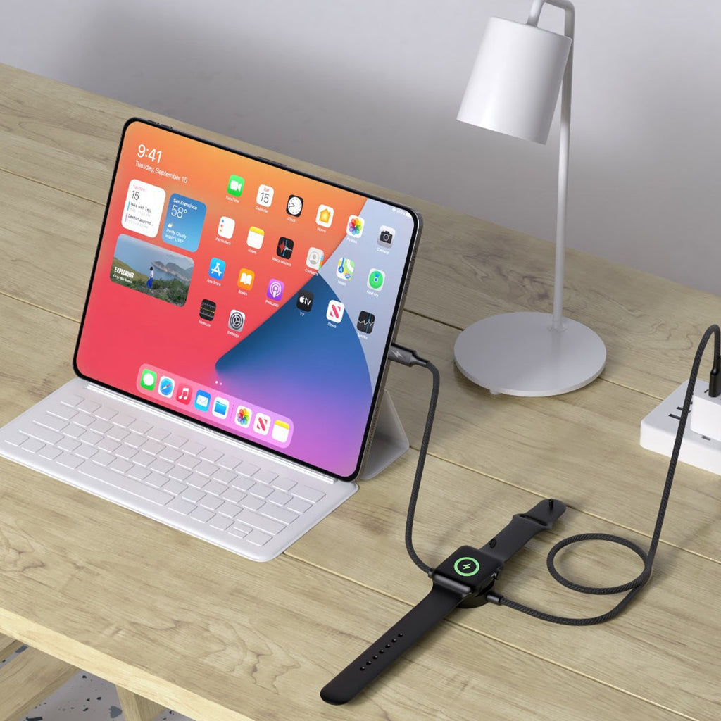 2-in-1 Magnetic Fast Charging Cable Apple Watch + iPhone/iPad Charge Smarter Simultaneously. Vista Shops