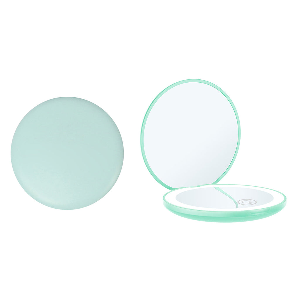 Beauty Spot 10X Zoom Soft Glow Compact LED Makeup Mirror Vista Shops