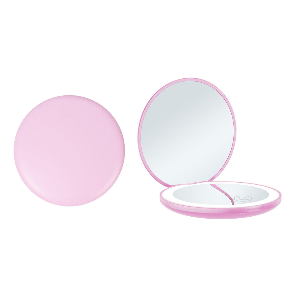 Beauty Spot 10X Zoom Soft Glow Compact LED Makeup Mirror Vista Shops