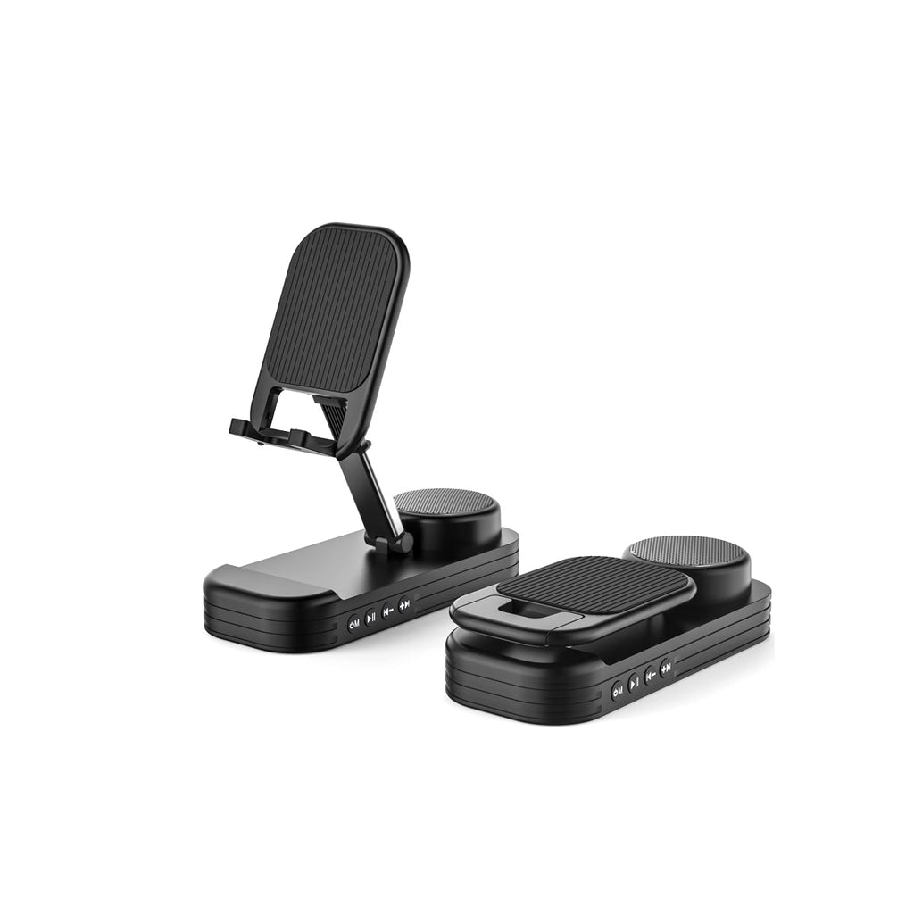 Performer Pro Cell Phone Stand with Wireless Bluetooth Speaker Adjustable, Portable And HD Sound Vista Shops