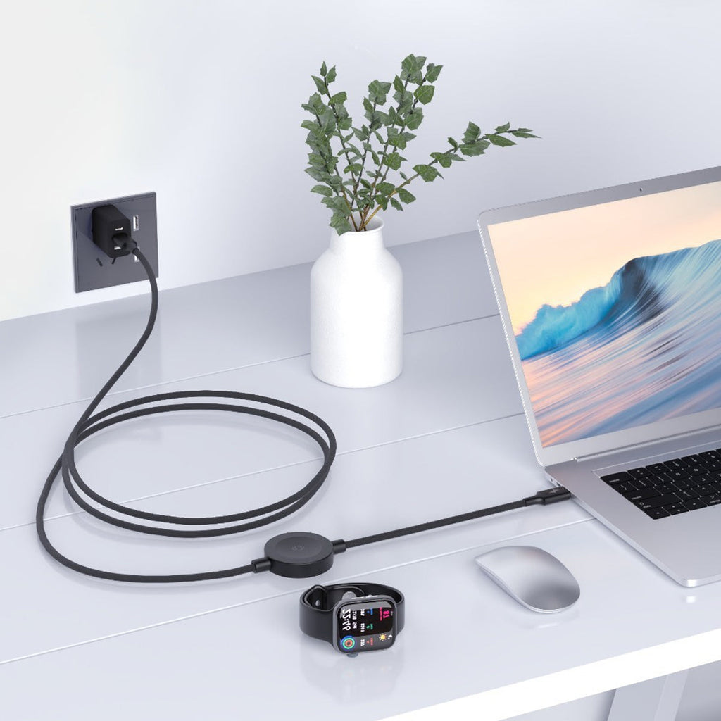 2-in-1 Magnetic Fast Charging Cable Apple Watch + iPhone/iPad Charge Smarter Simultaneously. Vista Shops
