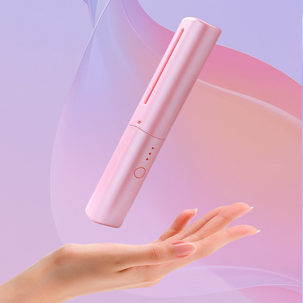 Curly Girly 2 In 1 Wireless Hair Straightening Comb And Curling Iron