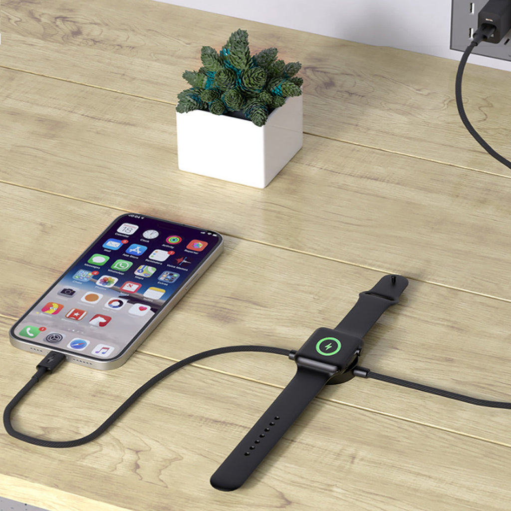 2-in-1 Magnetic Fast Charging Cable Apple Watch + iPhone/iPad Charge Smarter Simultaneously. Vista Shops