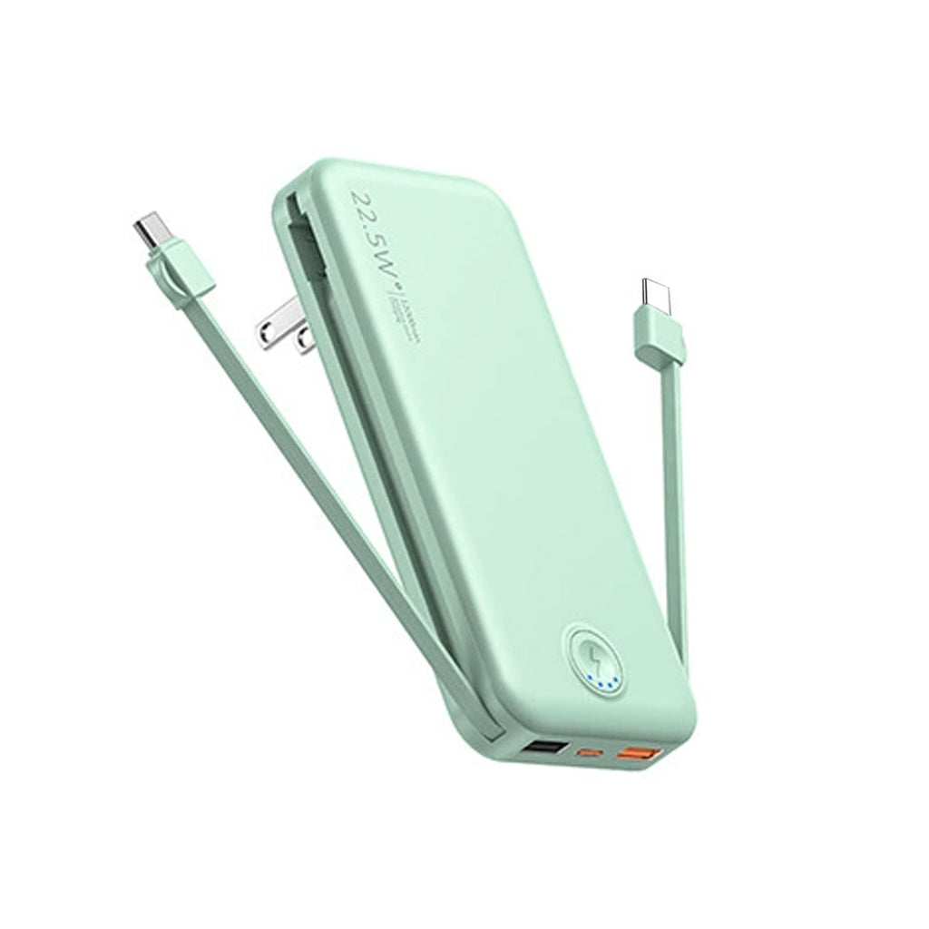 Power House 3-in-1 Fast And Foldable Wireless Power Bank With AC Plug Vista Shops