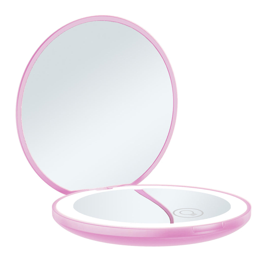 Beauty Spot 10X Zoom Soft Glow Compact LED Makeup Mirror Vista Shops