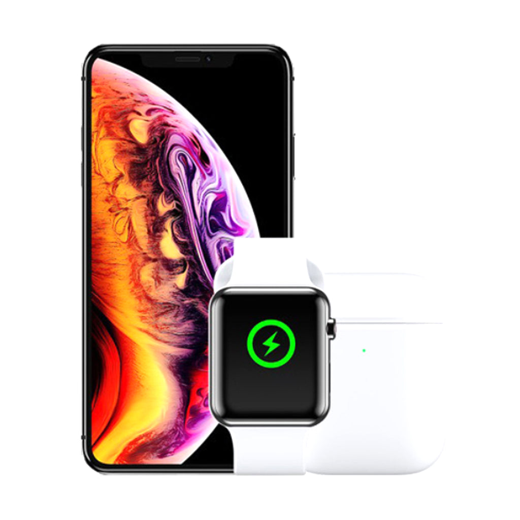 Duet Foldable 2-in-1 Wireless Charger For Apple iPhone 12 And Apple Watch Vista Shops