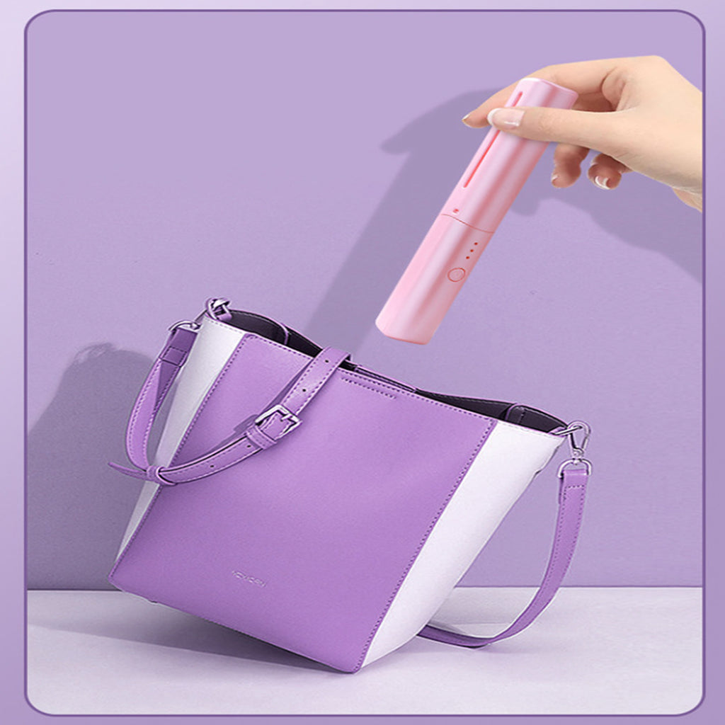 Curly Girly 2 In 1 Wireless Hair Straightening Comb And Curling Iron