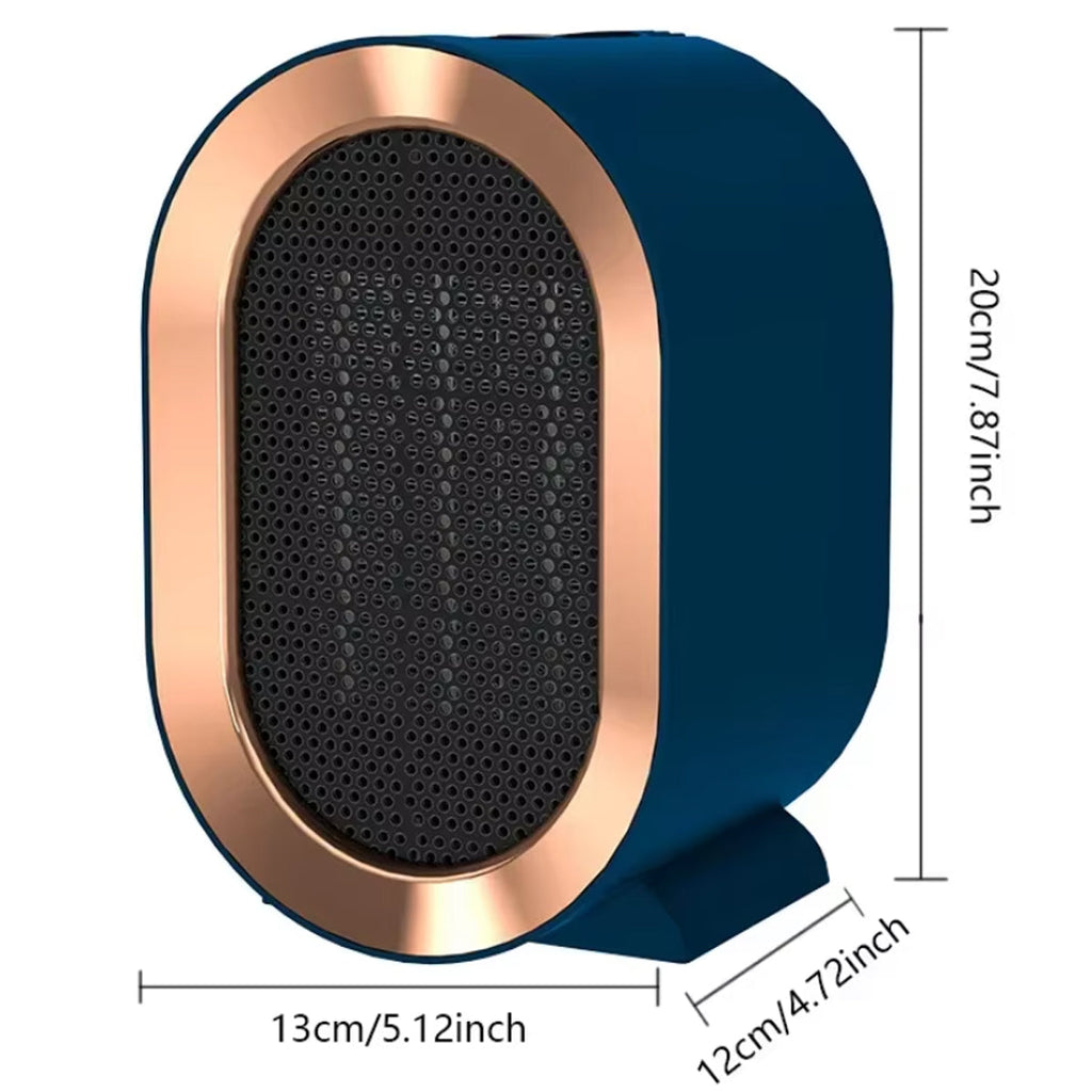 Toasty Temp Premium PTC Desktop 1200W High-Power Heater Vista Shops