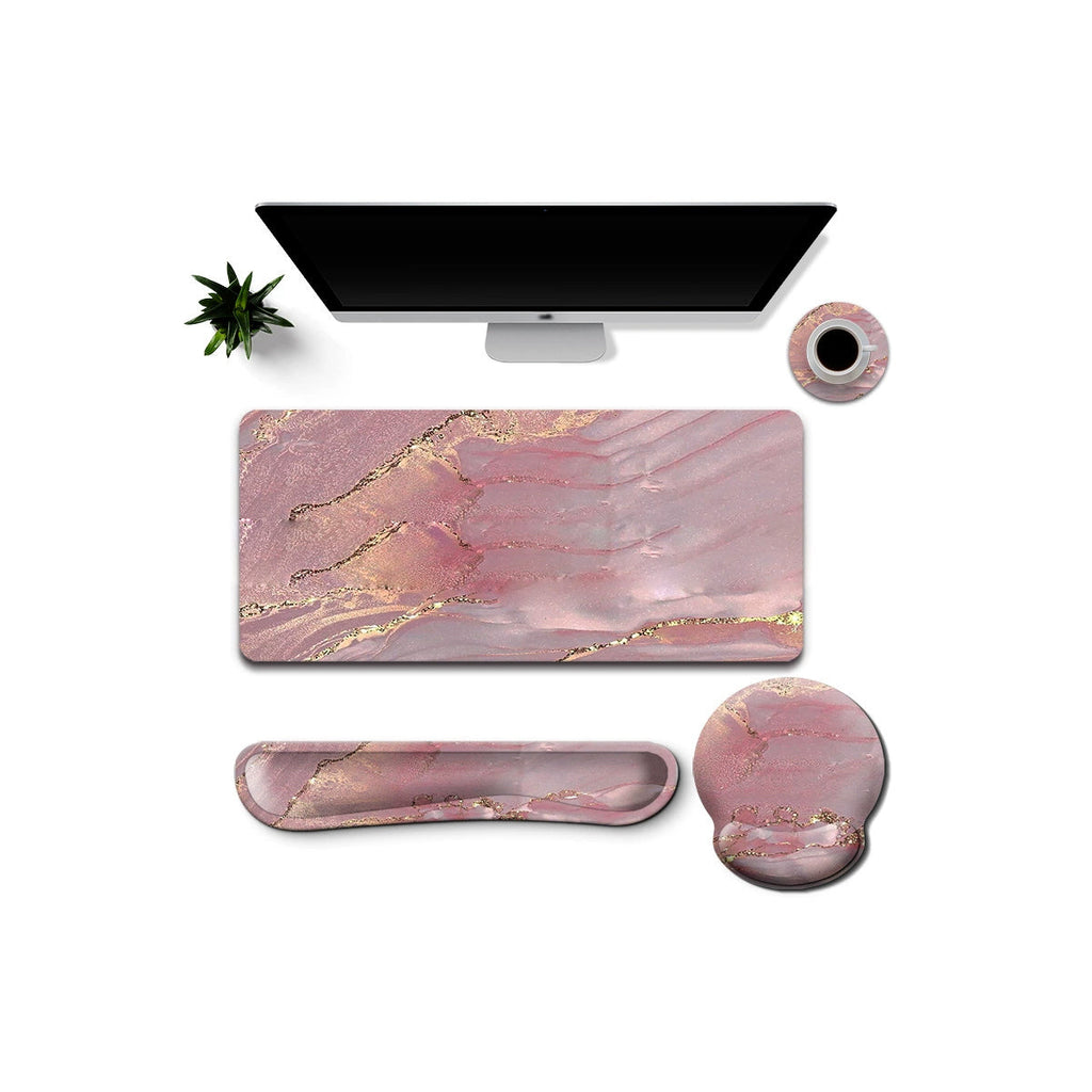 Work And Play 4 In 1 Matching In Marble Print Desk Set Vista Shops