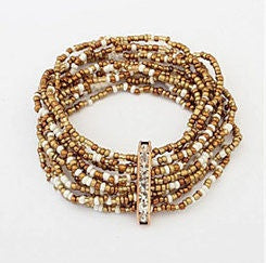 Bohemian Bead Bracelet in Springy Colors SHOPS