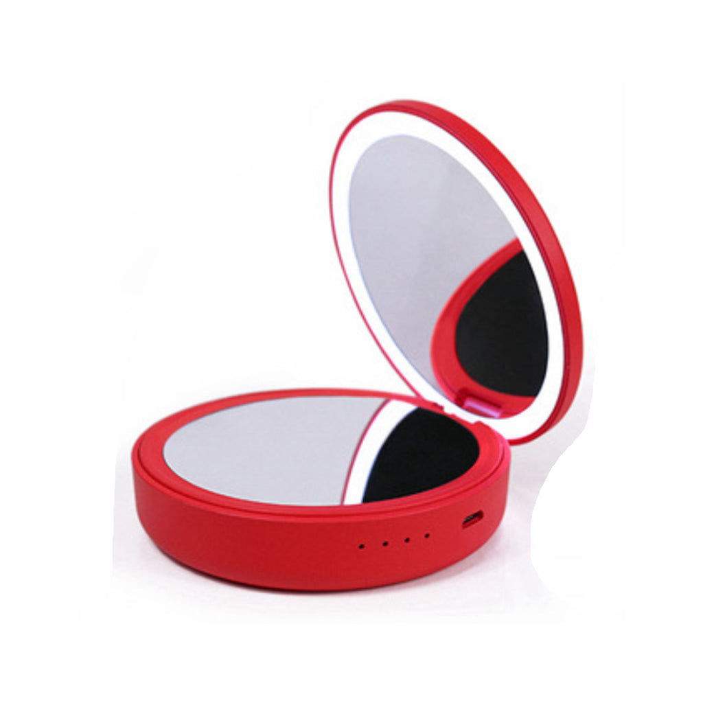 Compact Mirror With Portable Phone Charger Vista Shops