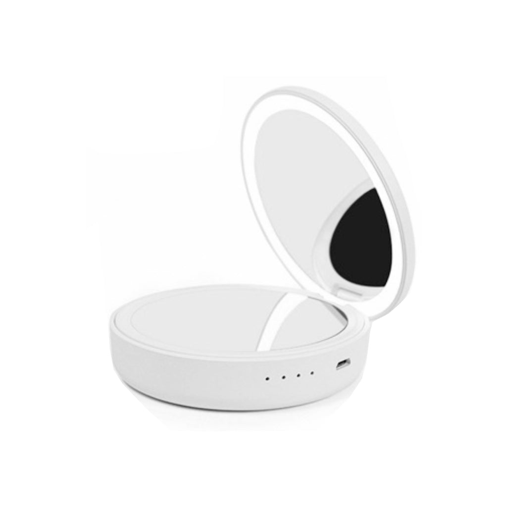 Compact Mirror With Portable Phone Charger Vista Shops