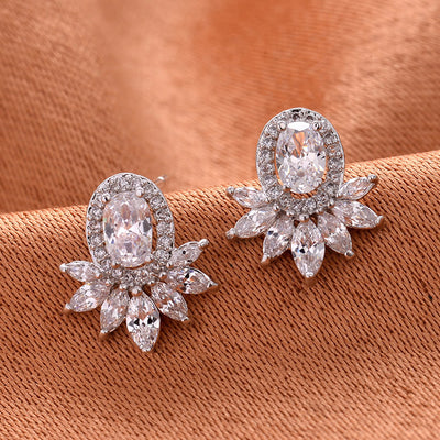 Luster Statement Stud Boutique Earrings Vista Shops