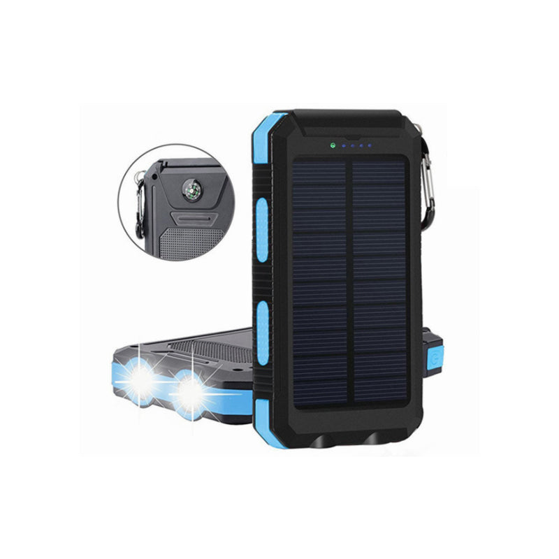 Jumbo Capacity 20,000 mAh Waterproof Solar Power Bank Vista Shops