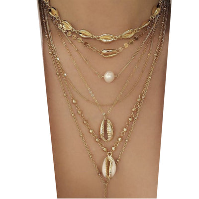 Island Girl Multi Layer Necklace Vista Shops