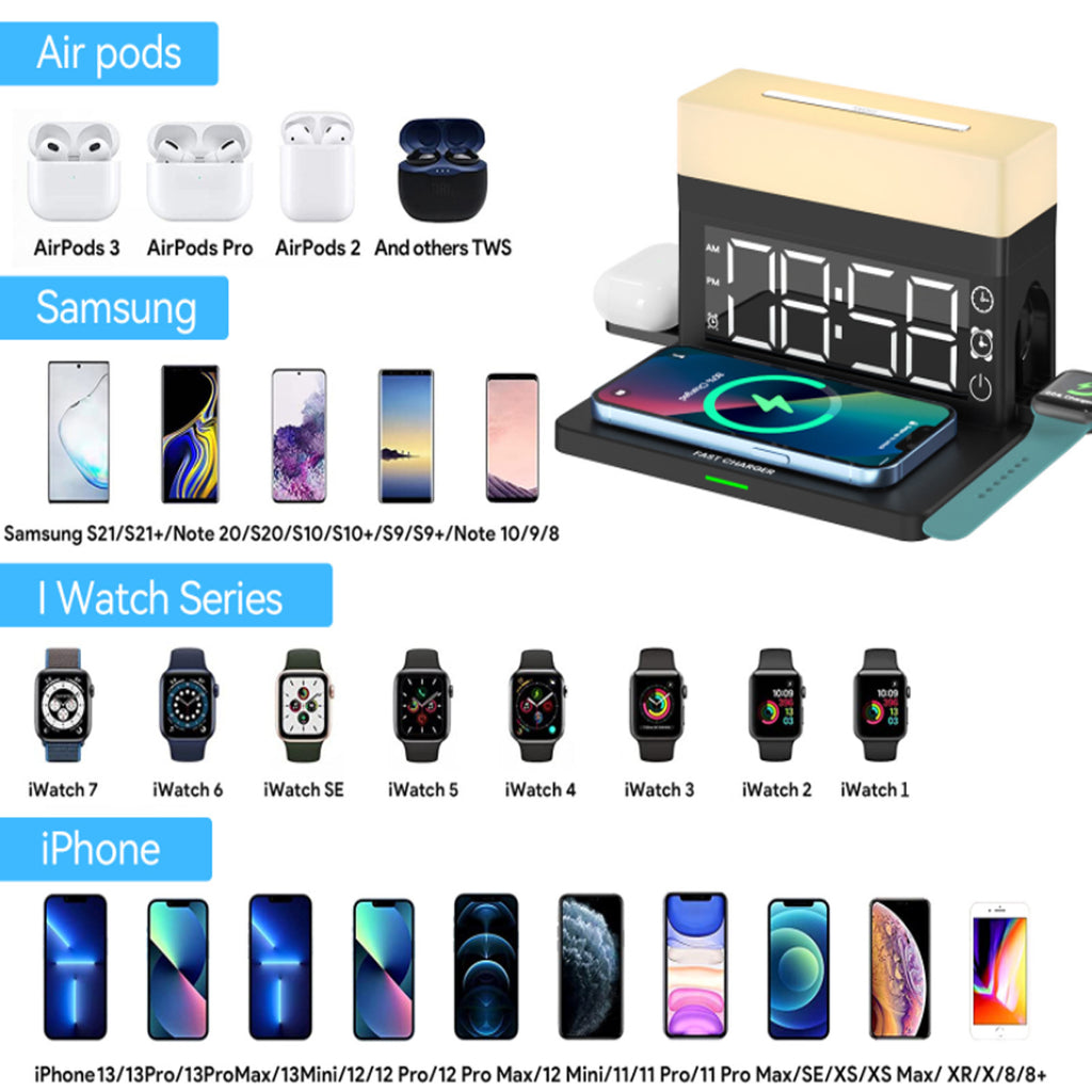 Crazy Good 6 In 1 Wireless Charger Vista Shops