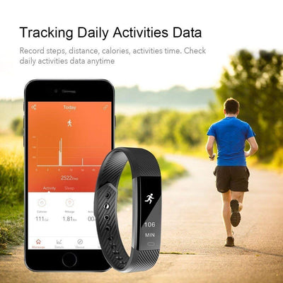 SmartFit Slim Activity Tracker And Monitor Smart Watch With FREE Extra Band Vista Shops