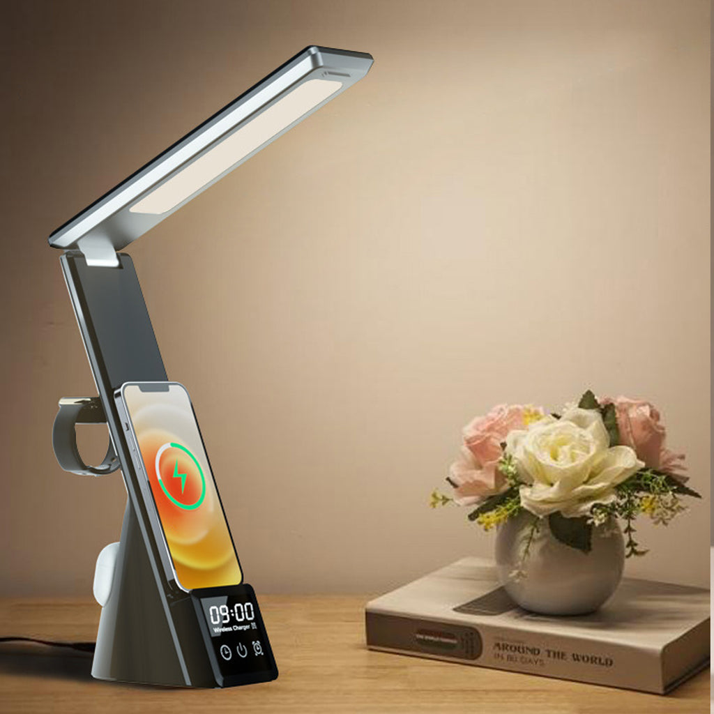 Illuminati 6 IN 1 Multifunctional Folding Desk Lamp And Wireless Charger Vista Shops
