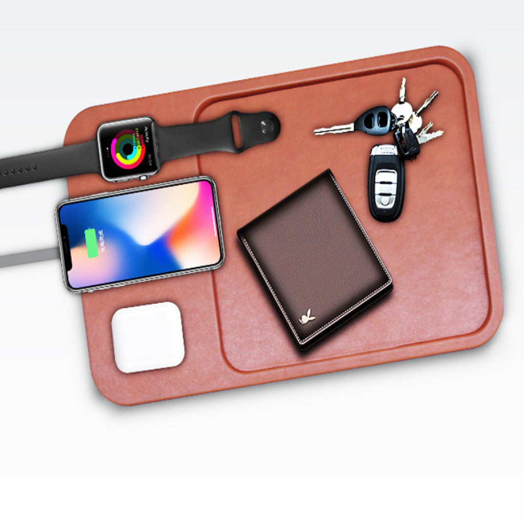Catch All Tray Pod With 3 In 1 Smart Wireless Charger Vista Shops