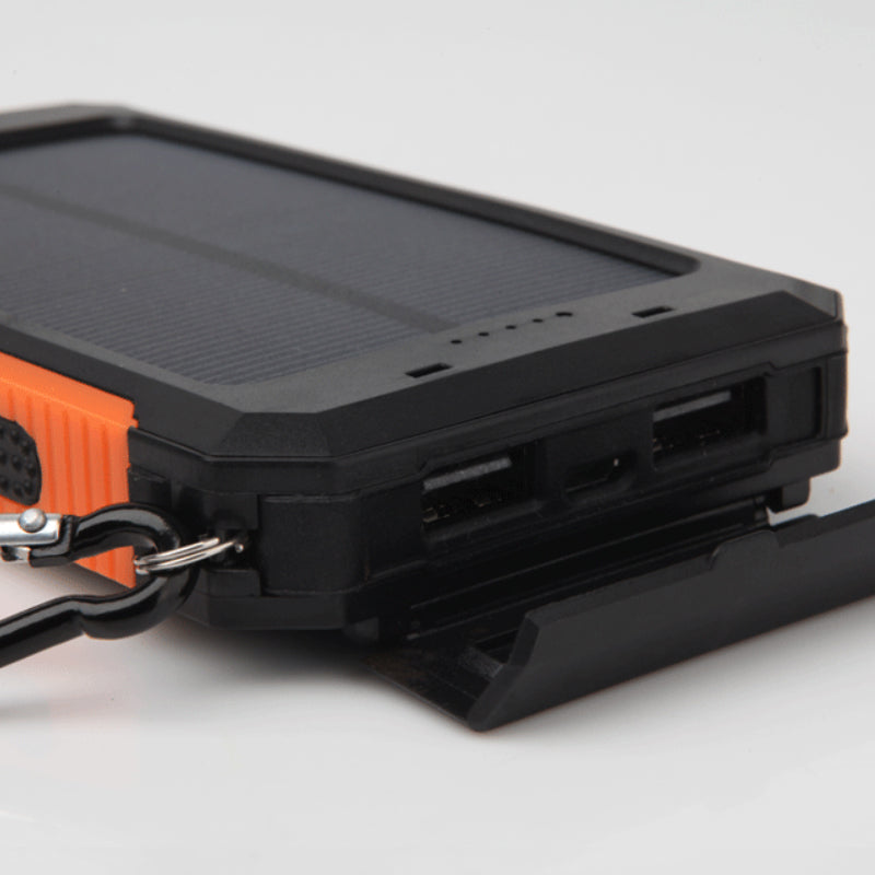 Jumbo Capacity 20,000 mAh Waterproof Solar Power Bank Vista Shops