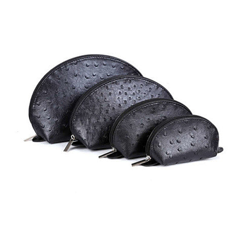 COSMO Cosmetic Faux Ostrich Cases In Set of 4 Vista Shops