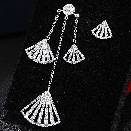 Fan Girl Earrings A Chandelier And Stud Duo Vista Shops