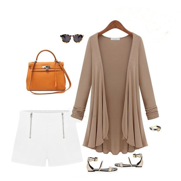 Lux Drapes Classic Cardigans In 5 Colors Vista Shops