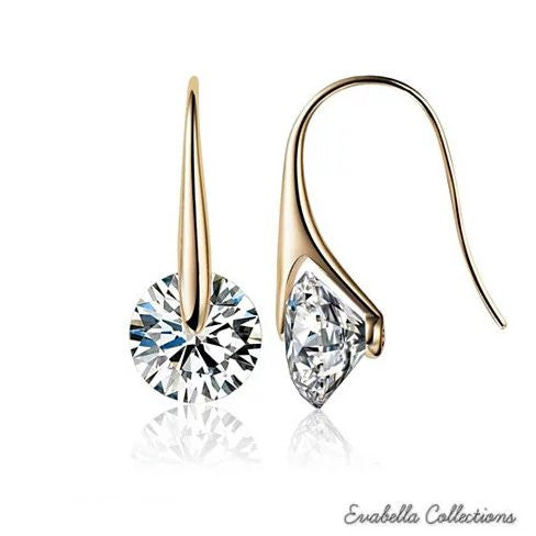 BOUTIQUE DIAMONDS - Charming Swarovski Drop Earrings Vista Shops