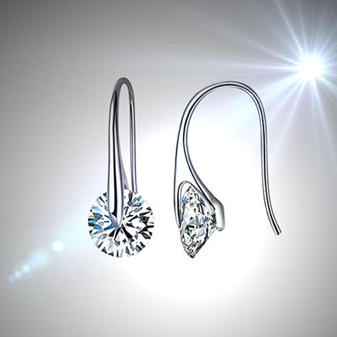 BOUTIQUE DIAMONDS - Charming Swarovski Drop Earrings Vista Shops