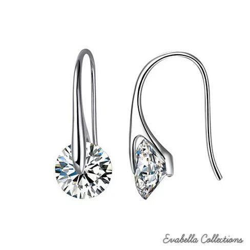 BOUTIQUE DIAMONDS - Charming Swarovski Drop Earrings Vista Shops