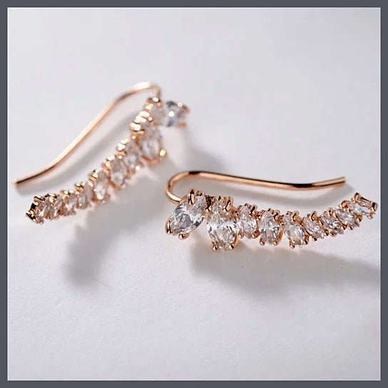 Uptown Girl Earrings Hip and Chic Ear Crawlers Vista Shops