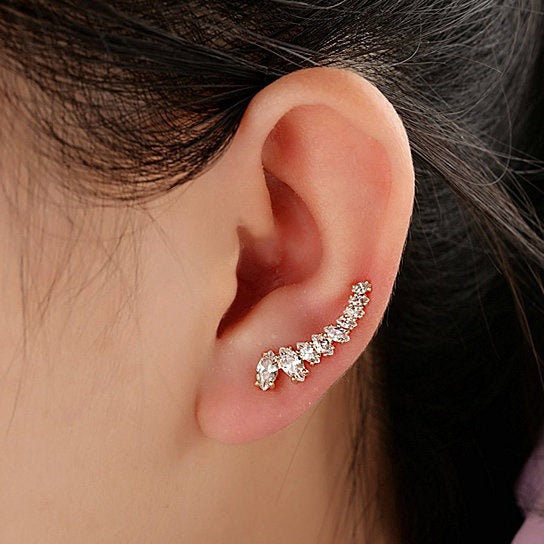 Uptown Girl Earrings Hip and Chic Ear Crawlers Vista Shops