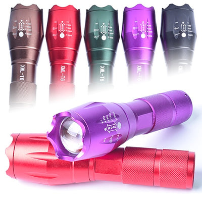 Grab-N-Go Zoomable Focusing Flashlight In 5 Colors Vista Shops