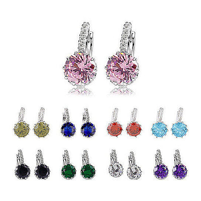 Luster Hoop Earrings In 9 Colors Vista Shops