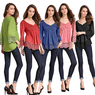 Explora Tops In Pretty Pintucks And Breezy Lace Details Vista Shops